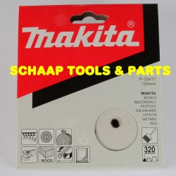 Schuurschijven 125mm P320 white velcro per 10 verpakt | P-33417